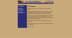 Desktop Screenshot of musikverlag-rappel.de